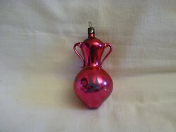 Old glass Christmas tree decoration - jug!
