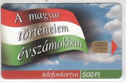 Magyar telefonkártya 1140  Puska 2000 Történelem  ODS 4    100.000  db