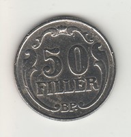 50 FILLÉR 1938 MAGYAR KIRÁLYSÁG