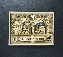 Németország - Weimari Köztársaság - Bensheim 50 Pfennig 1920