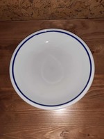 Zsolnay blue striped plate