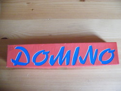 Old, retro dominoes from the 1980s - shopkeeper -