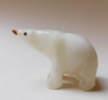 Fehér ónix jegesmedve