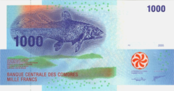 Comore-Szigetek 1000 Franc 2005 UNC