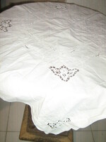 Wonderful machine embroidered tablecloth