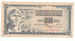 *1000 DINARA 1981 JGOSZLÁVIA*