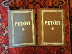 Szép old 1953 all the poems of Sándor Petőfi i-ii. -Fiction k. Bibliophile