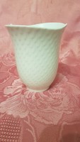 Meissen, weifs shaped porcelain vase