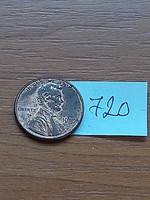 Usa 1 cent 1989 / d, abraham lincoln, copper-zinc 720