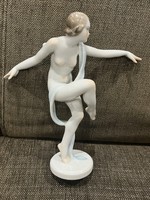 Herend dancing female nude 21cm for sale