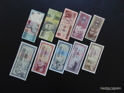 10 darab külföldi szép ropogós bankjegy 04