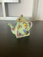 Porcelain doll house butterfly tea child, baby pouring jug - the leonardo collection