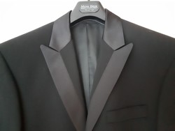 Black men's tuxedo top English moss brooch brand L size
