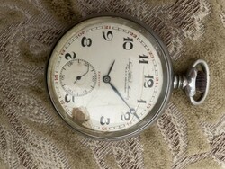 Nagy albert miskolc máv track clock pocket watch with inscription