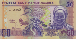 Gambia 50 Dalasis 2018 oz