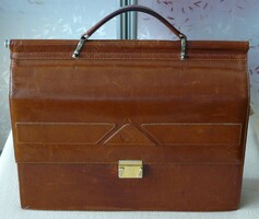 Women's patent leather briefcase
