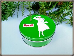Persil washing powder advertising pattern, nice round metal box