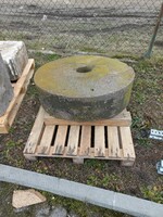 Antique millstone