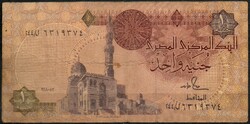 D - 125 - foreign banknotes: 1978 Egypt 1 pound