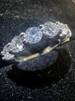 [1.84 Carat] diamond women's 14k white gold ring 4.18 Gr.