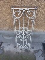 Antique wrought iron window grille