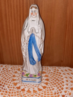 Antique painted porcelain Virgin Mary of Lourdes 1.