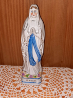 Lourdes-i antik, festett porcelán szűz Mária 1.