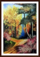 Cinnabar - autumn glow (20 x 30, + gift frame)
