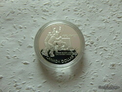 Canada 1 dollar 1997 pp 925 silver 25.17 Grams in sealed capsule