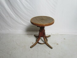 Antique thonet piano stool (polished)