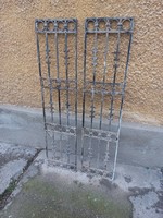 Antique wrought iron window grille