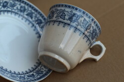 Sarreguemines antik fajansz porcelán teás csésze