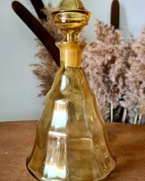 Amber corked bottle