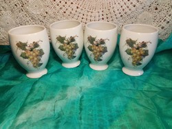 Porcelain wine glass....4 pcs.