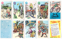322. Jeu de 7 familles héron around 1980, 42 cards new, unused