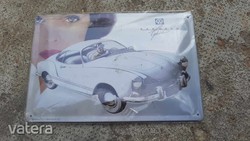 Volkswagen beetle, karmann ghia sheet plate, not enamel plate