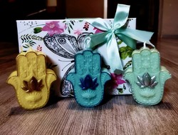 Handmade soy candle gift package