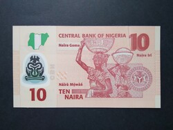 Nigéria 10 Naira 2022 XF