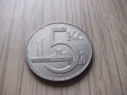 5 Korona 1938 Czechoslovakia