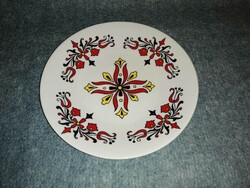 Retro Zsolnay porcelain wall plate - dia. 24 cm (a9)