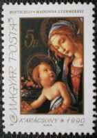 S4070 / 1990 Karácsony bélyeg postatiszta