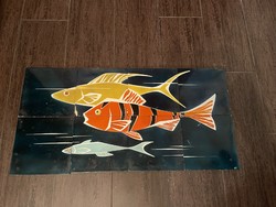 Industrial art fish large-scale tile picture