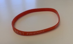Új Best Friends BFF legjobb barátok barátnők  szilikon karkötő karperec karlánc
