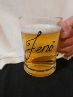 A signature beer mug