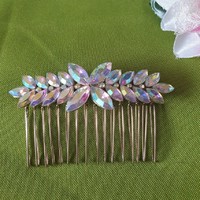Wedding had122 - bridal hair ornament with crystal stones, hair comb