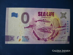 Germany 0 euro 2022 shark starfish! Rare commemorative paper money! Unc