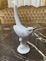Ravenclaw bird porcelain figure nipp white gilded