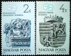 S3869-70 / 1987 Bélyegnap bélyegsor postatiszta