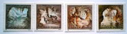 S3994-7 / 1989 Hungary's most beautiful caves stamp series postmarked