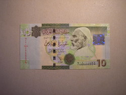 Libya-10 dinars 2011 unc